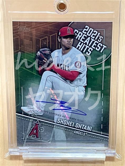 大特価 10枚限定 Authentic 大谷翔平直筆サイン入り 直書き 2022toppsシリーズ12021s 大谷翔平