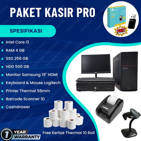 Rekomendasi Paket Komputer Kasir Untuk Toko Retail