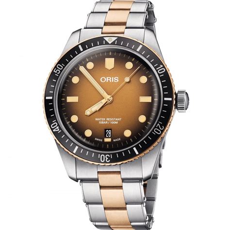 ORIS Men S Diver S Sixty Five 40mm Steel Bronze Automatic Watch 01 733