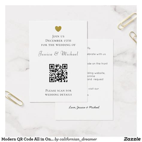 Wedding Invites With Qr Code - Wedding Blog