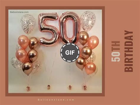 #1 Best 50th Birthday Balloons Delivery | Balloons Lane