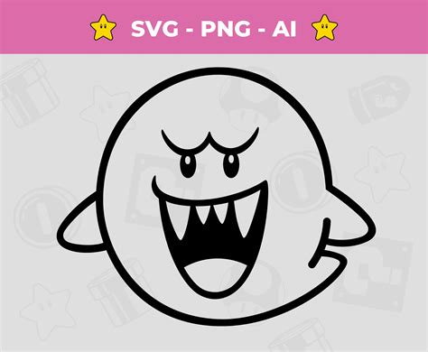 Mario Ghost Vector