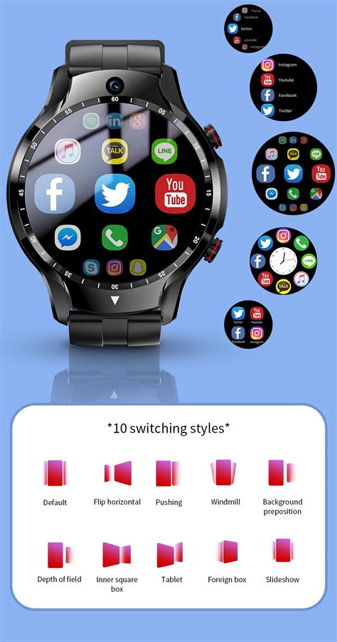 Lokmat Appllp Smartwatch G Wifi Lte Watch With Dual Cameras