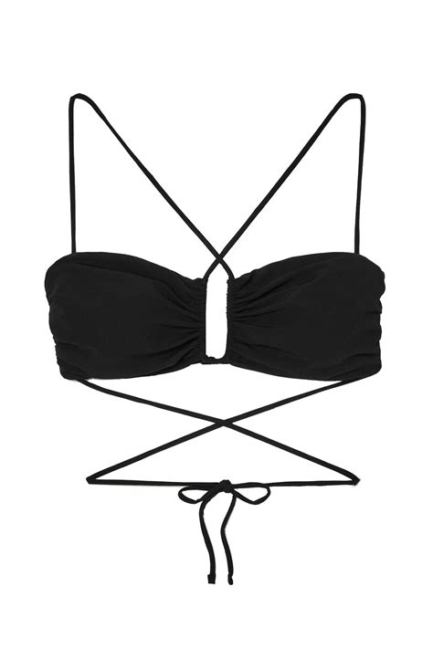 Tie Detailed Bikini Top Damsel In Dior