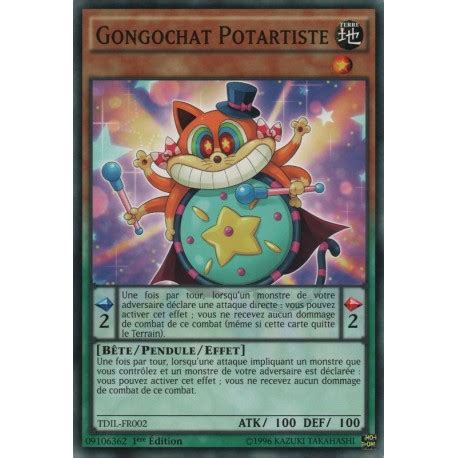 Carte Yu Gi Oh Gongochat Potartiste C Tdil