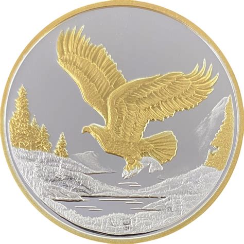 Eagle In Flight Medallion Alaska Mint