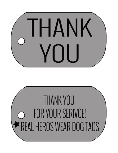 Veterans Day Celebration DIY Dog Tags - Sincerely Jean