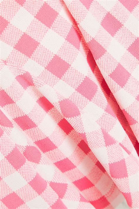 LESLIE AMON Marilyn Gingham Bikini THE OUTNET