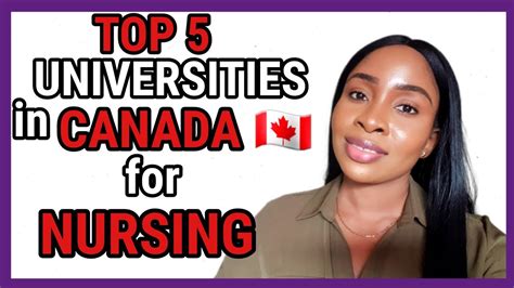 Top Universities In Canada To Study Nursing As An International