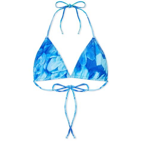 Melissa Simone Enita Micro String Bikini Top Ocean Blue END KR