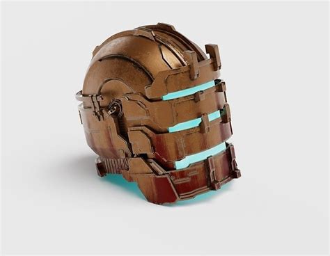 Dead Space Remake 2023 - Helmet Isaac Clarke - exact replica 3D model ...