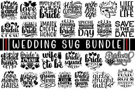 Wedding Svg Bundle Graphic By Designking · Creative Fabrica