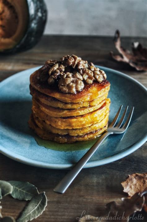 Pancakes Alla Zucca Con Miele Di Castagno E Noci Senza Burro