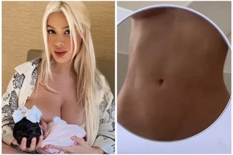 Karoline Lima Exibe Barriga Sarada Ap S Dez Dia Do Nascimento De Sua Filha