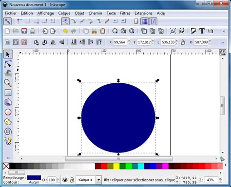 Inkscape différence entre deux objets