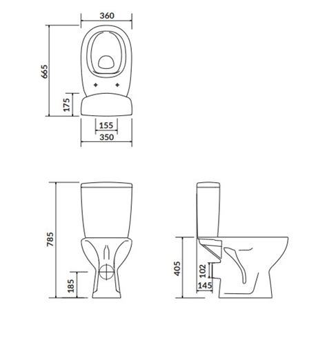 CERSANIT Kompakt WC ARTECO CleanOn z deską wolnoopadającą K667 052