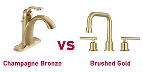Champagne Bronze Vs Brushed Gold What Are The Differences