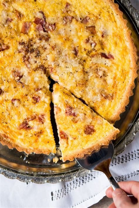 Keto Quiche Lorraine With A Super Flaky Crust Gnom Gnom