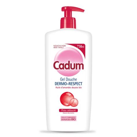 CADUM GEL DOUCHE DERMO RESPECT AMANDE DOUCE Flacon De 750ml Soin Du