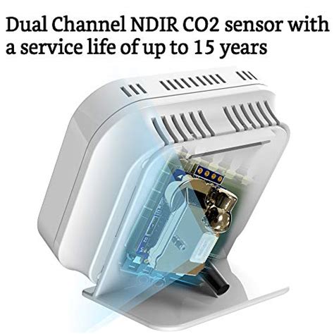 Gzair Co Data Logger Monitor Iaq Co Detector Dual Channel Ndir