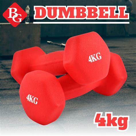 Jual Bg Sport Dumbbell Neoprene Set Mini Barbel Cast Iron Kg Pcs