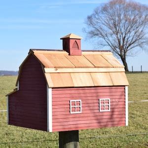 Barn Mailbox EXTRA LARGE Mailbox Amish Mailbox Amish Handmade Made Of