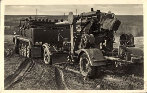 Ansichtskarte Postkarte Deutsche Wehrmacht Flak Akpool De