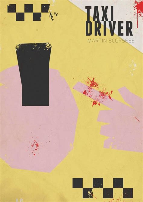 Taxi Driver Robert De Niro Harvey Keitel Martin Scorsese Minimalist