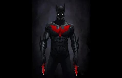 Обои black супергерой art DC Comics Бэтаранги batman beyond на