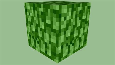 Minecraft Oak Leaves Block By Zapperier 3d Warehouse