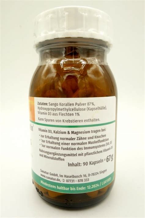 Sanatur Vitamin D3 Plus Kapseln Münchner Kräutergarten GmbH