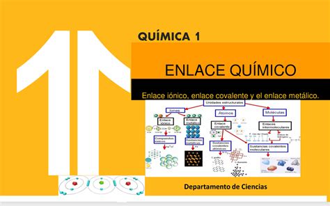 Sesion 2 3 Enlace Químico Departamento De Ciencias QuÍmica 1 Enlace QuÍmico Enlace Iónico