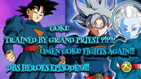 GOKU TRAINED BY GRAND PRIEST GOKU FIGHTS DB HEROES YouTube