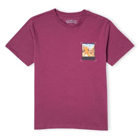 Pokémon Charmander S Desert Adventure Unisex T Shirt Burgundy Clothing Zavvi Uk