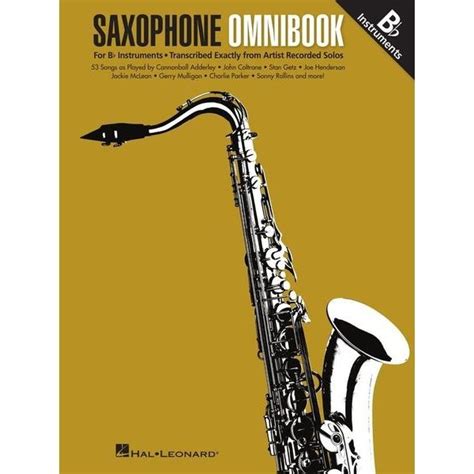 Hal Leonard Saxophone Omnibook Bb Thomann United States