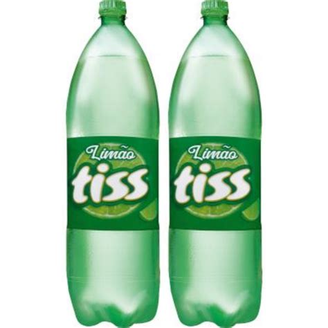 2 Garrafas de Refrigerante Tiss 2 Litros Sabor Suco Limão Submarino