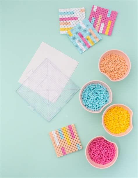 Perler Bead Coaster Diy Oh Joy