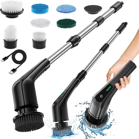 Electric Cleaning Brush, 2024 Electric Spin Scrubber Cordless with 7 ...