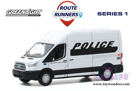 Greenlight Route Runners Series 1 2019 Ford Transit LWB High Roof