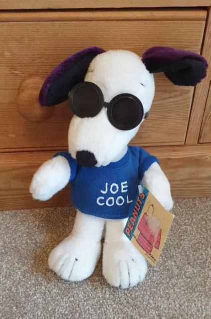 Vintage Applause Peanuts Charlie Brown Snoopy Joe Cool Bendy Soft Plush Toy 10 £2495 Picclick Uk