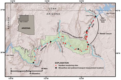 Building Sandbars In The Grand Canyon Eos