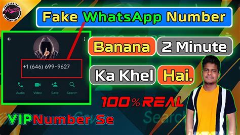 How To Create Fake Whatsapp Account Fake Whatsapp Number Fake