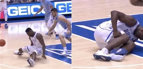 The Internet Reacts To Zion Williamson Suffering Bizarre Injury After