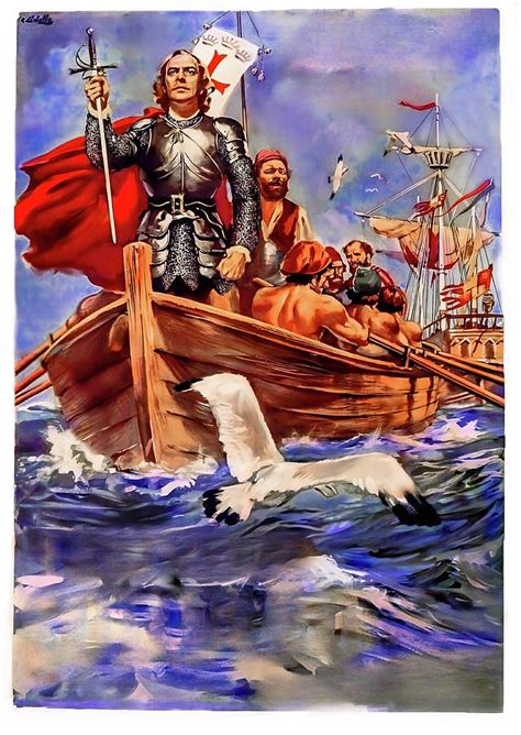 Christopher Columbus 1949 Movie Poster Painting Painting By Stars