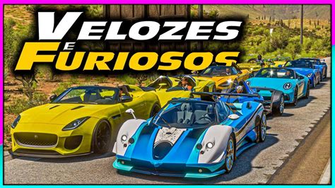 Copa Velozes E Furiosos S De Conversivel Forza Horizon Youtube