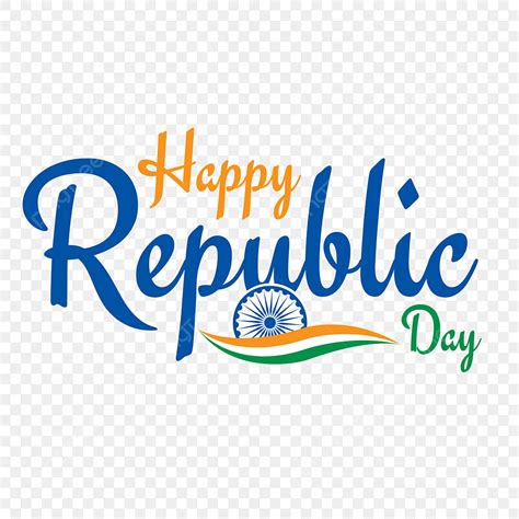 Republic Day Clipart Transparent Background Happy Republic Day India