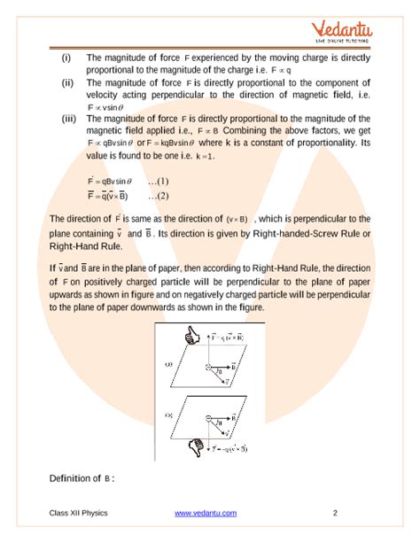 CBSE Class 12 Physics Chapter 5 Magnetism And Matter Revision Notes