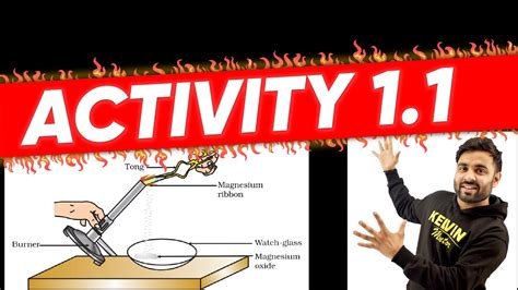 Class 10 Chemistry Activity 1 1 Practical Experiment Burning Magnesium Ribbon Kelvin