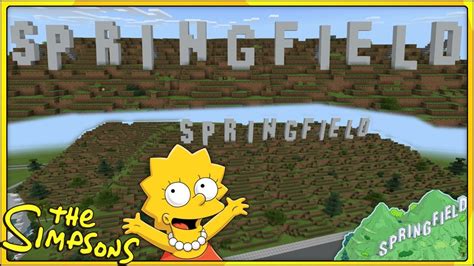 Minecraft Simpsons Springfield Sign Wie Baut Man Einen Berg Youtube