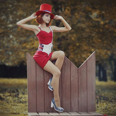 Wallpaper Women Outdoors Model Legs Photography Red Dress